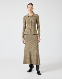 Third Form - Melange Knit Skirt
