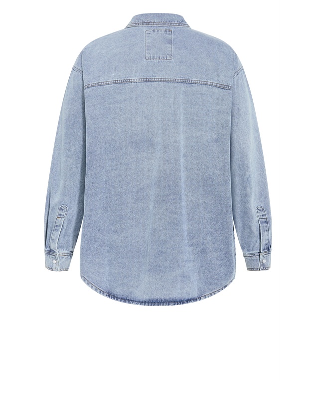 City Chic - Avril Denim Shacket