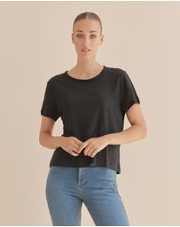 Amelius - Coogee Linen Crew Neck Tee