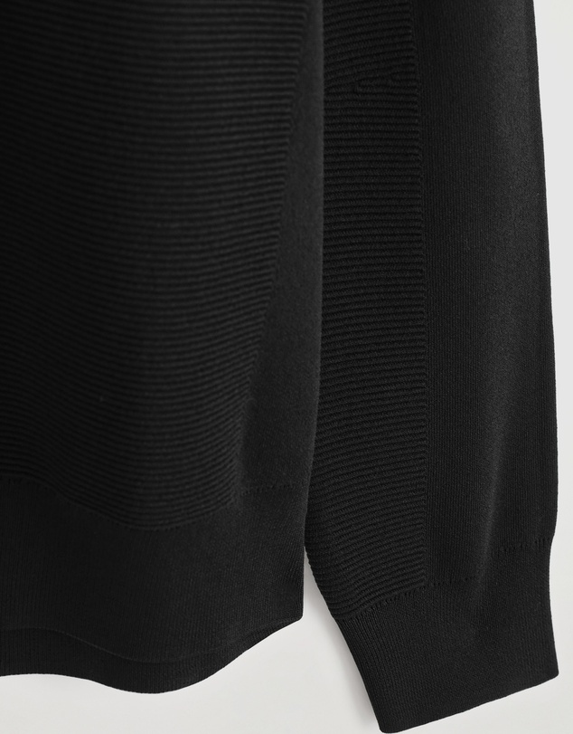 COS - Textured Knitted Polo Jumper