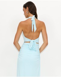 Dazie - Mariner Halter Maxi Dress