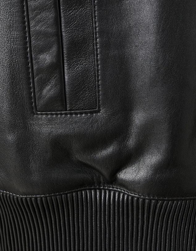 M.N.G - Leather Bomber Jacket