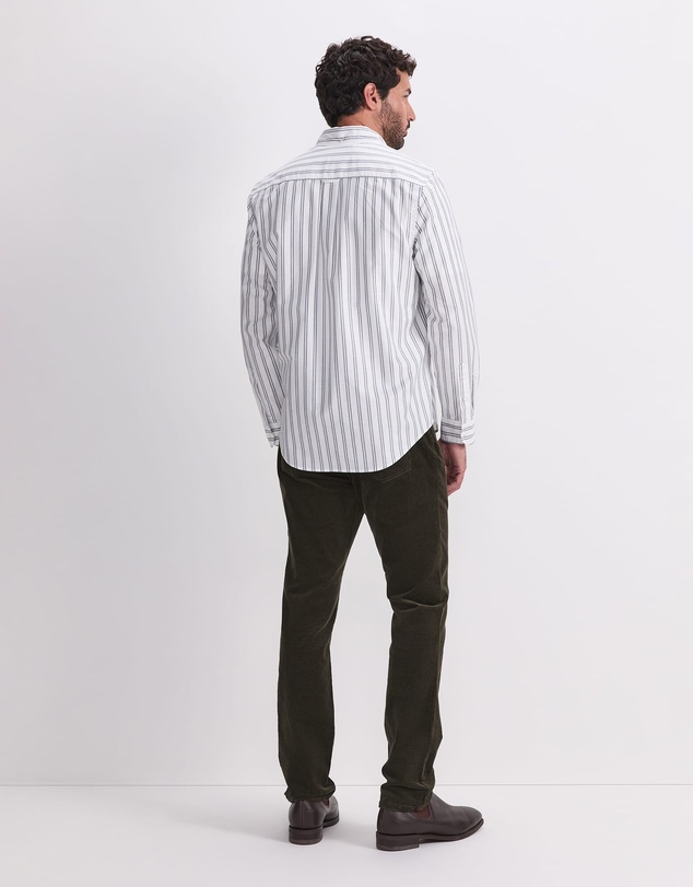 Sportscraft - Oxford Long Sleeve Stripe Shirt