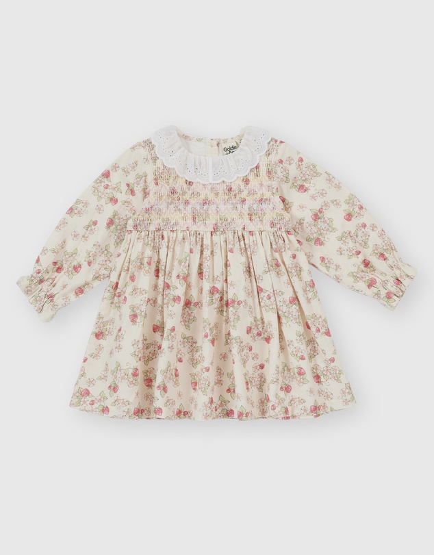 Goldie + Ace - Strawberry Fields Shirt Dress - Babies-Kids