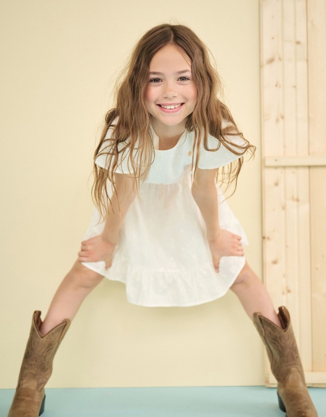 NONO - Mirabel Embroidered Dress - Kids-Teens