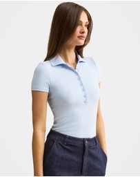 Forever New - Aaliyah Ribbed Polo Neck Top
