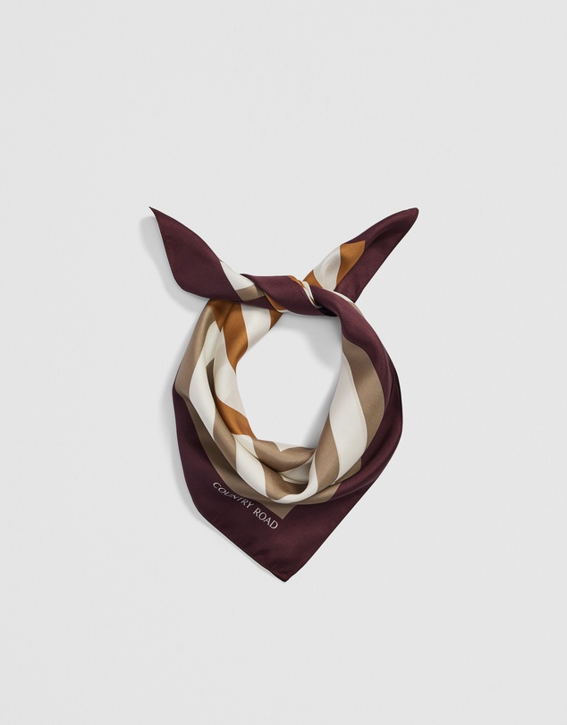 Country Road - Silk Stripe Scarf