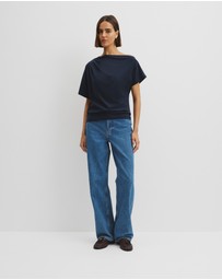 Country Road - Australian Cotton One Shoulder T-shirt