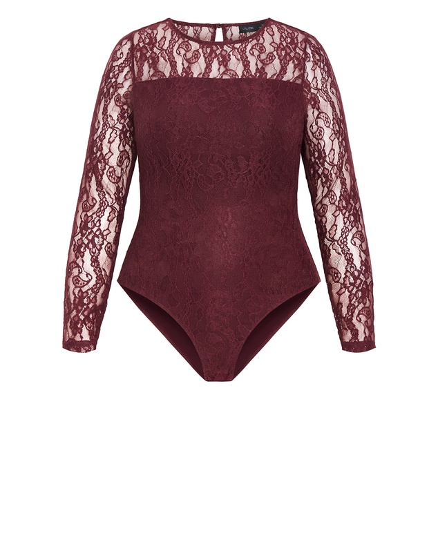 City Chic - Delilah Lace Bodysuit
