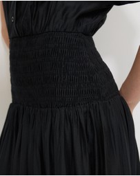 Calli - Malik Shirred Waist Shirt Dress