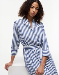 Tommy Hilfiger - Belted Relaxed Midi Shirt Dress