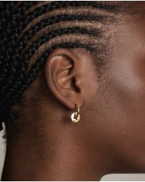 MIMCO - Signatura Charm Hoop Earrings