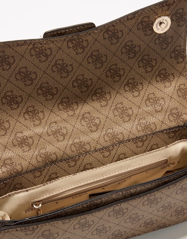GUESS - Yvonne Logo Mini Top Handle Flap Bag