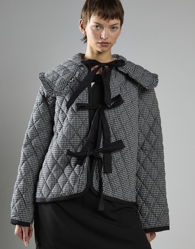 Glamorous - Quilted Collared Jacket