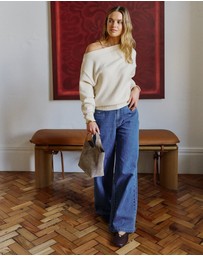 Ceres Life - Rani Off Shoulder Knit