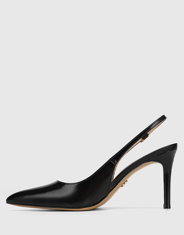 Wittner - Riker Leather Slingbacks