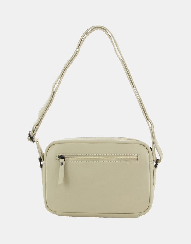 Milleni - Milleni Leather Genuine Ladies Multi-Zip Cross-Body Bag