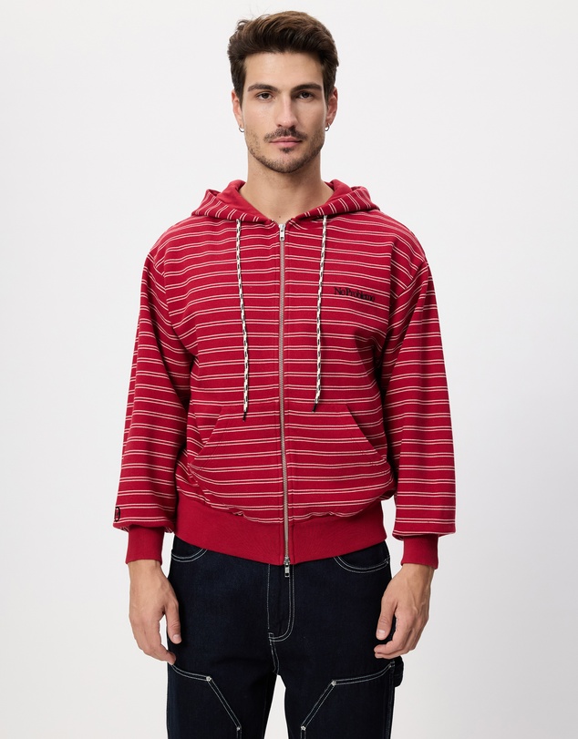 No Problemo - Mini Problemo Stripe Zip Hoodie