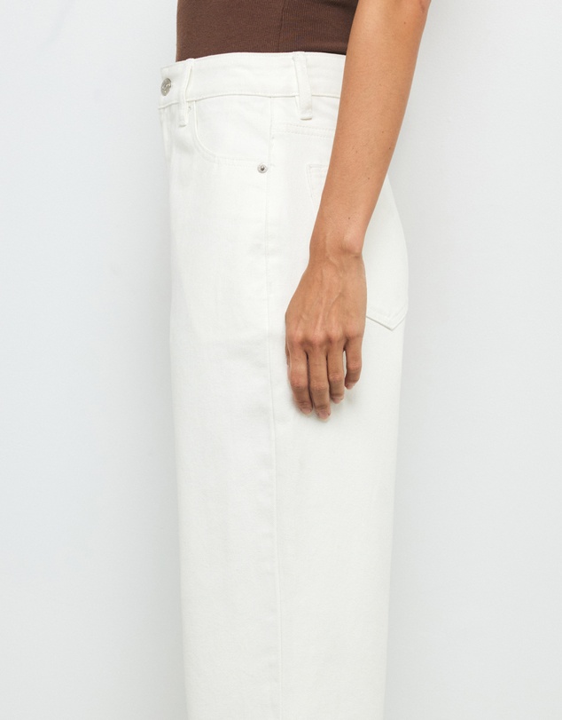 AERE - High Rise Straight Leg Jeans