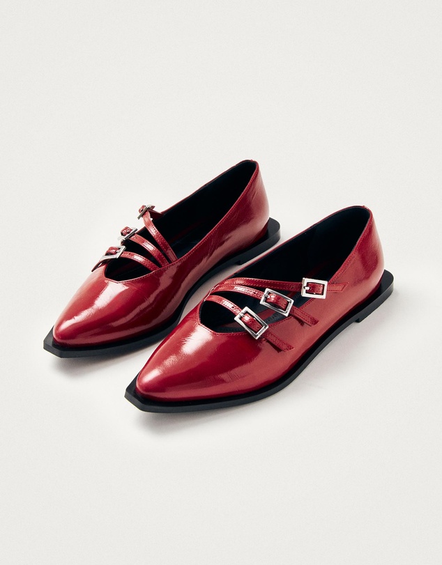 Alohas - Jive Leather Ballet Flats