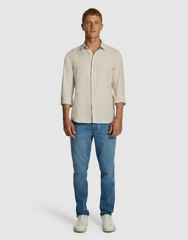 yd. - West Hampton Pure Linen Shirt