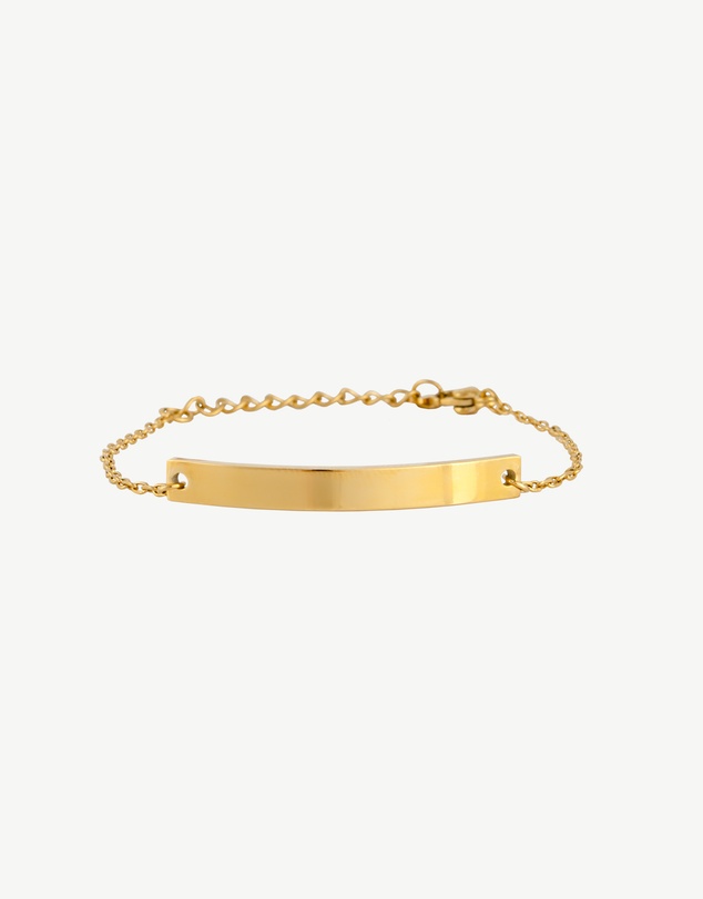 Zahar - Engravable Child Bar Bracelet