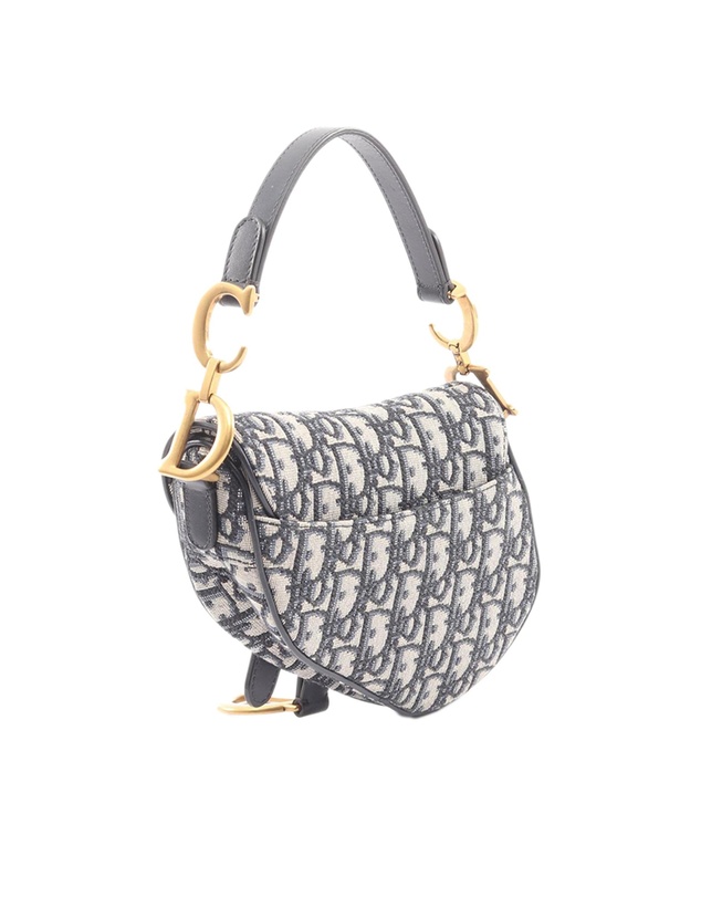 Pre-Loved by Azura Reborn - Pre-Loved Mini Oblique Canvas Saddle Bag