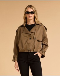MVN - Cropped Trench Coat