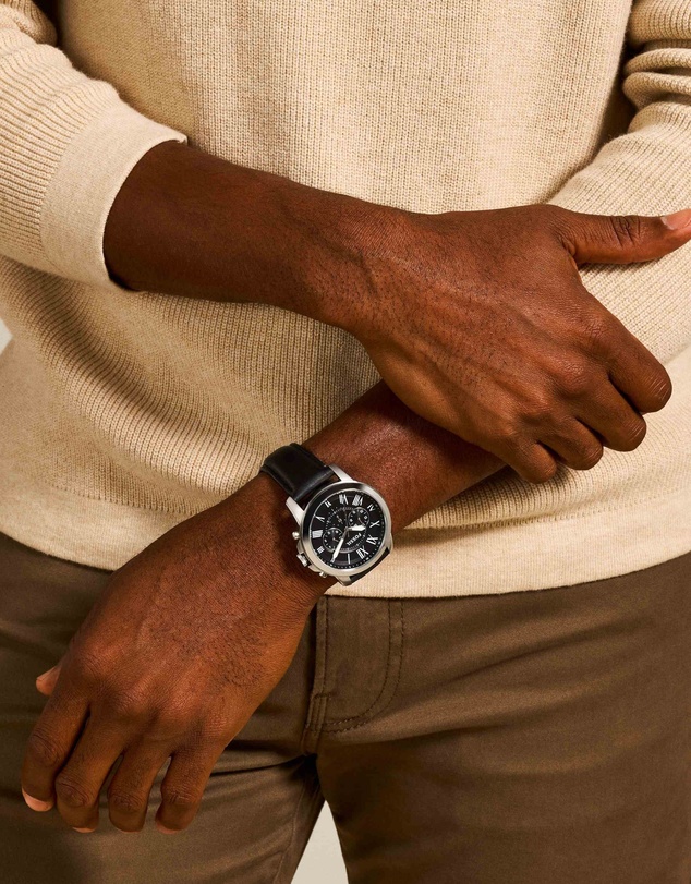 Fossil - Grant Black Analogue Watch