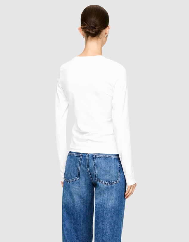 ARKET - Cotton Stretch Long-Sleeve T-Shirt