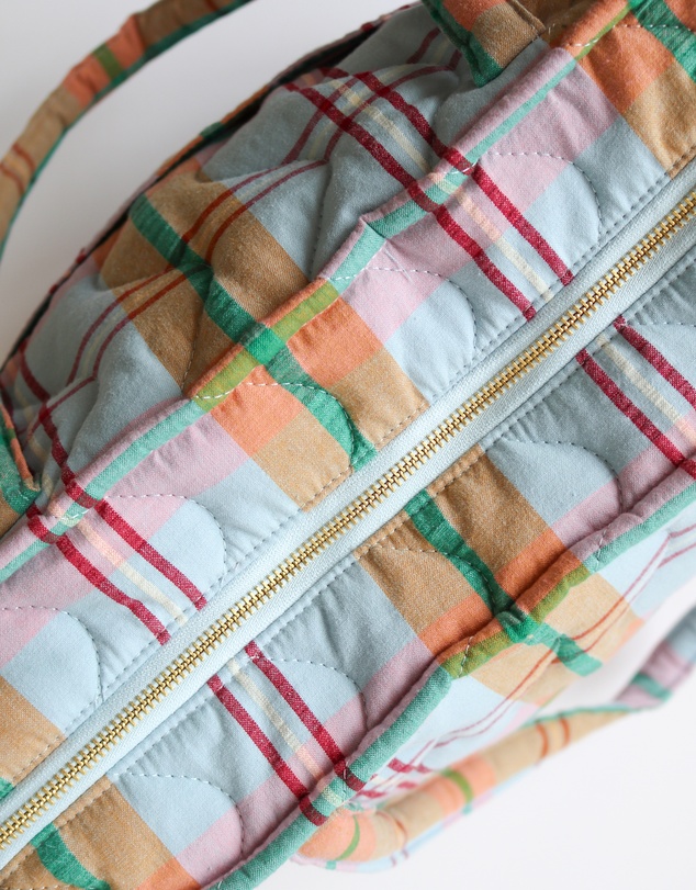 Mosey Me - Confetti Plaid Quilted Bag