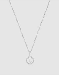 Wanderlust + Co - Virgo Zodiac Mother of Pearl 925 Sterling Silver Pendant