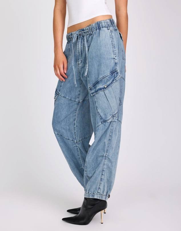 ONE TEASPOON - Utility Denim Flight Pants - Johnny Blue