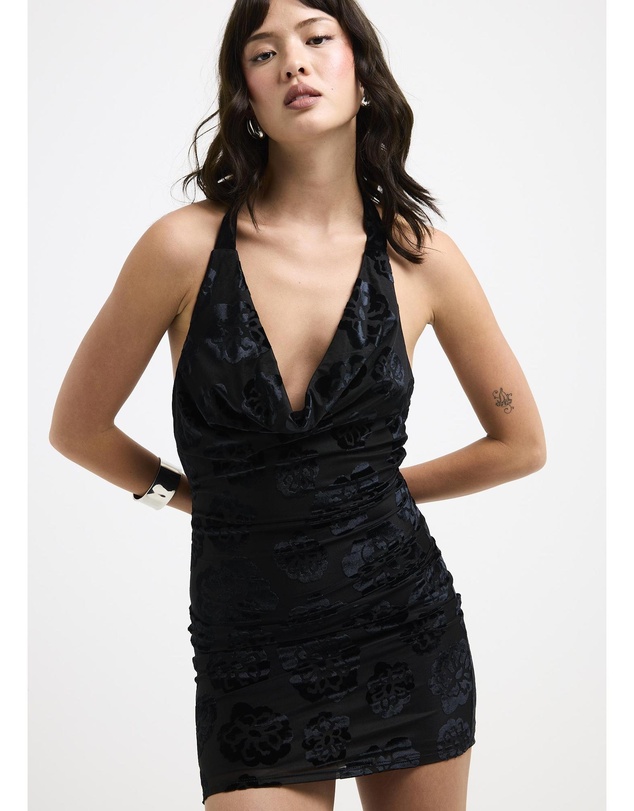 Alice In The Eve - Skye Burnout Mini Dress