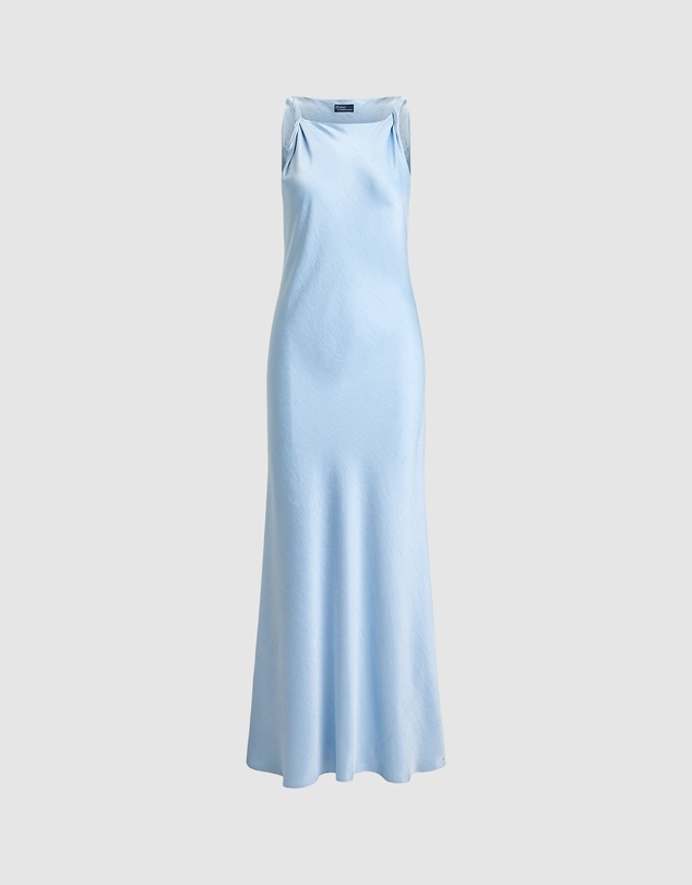 Polo Ralph Lauren - Twisted-Strap Satin Dress - The ICONIC Exclusive