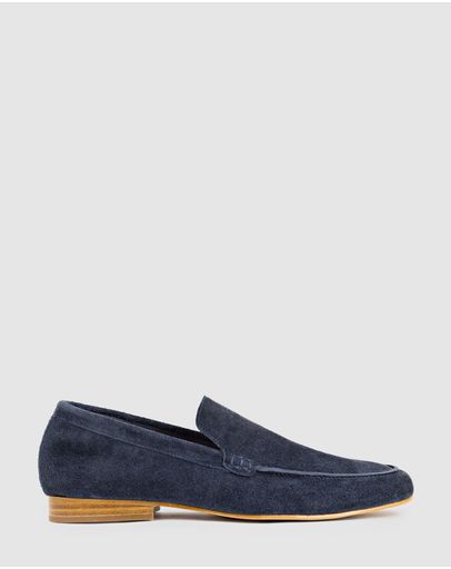 Navy Suede