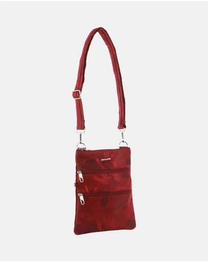 Pierre Cardin - Pierre Cardin Nylon Anti-Theft Cross Body Bag