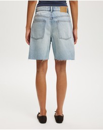 Cotton On - Relaxed Denim Short