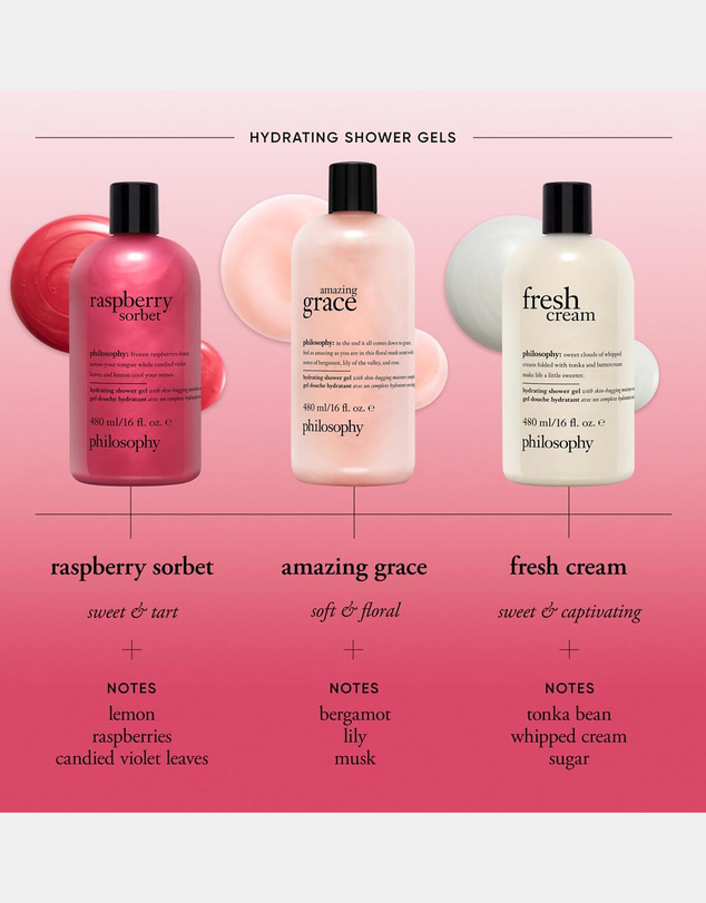 Philosophy - Hydrating Shower Gel Raspberry Sorbet