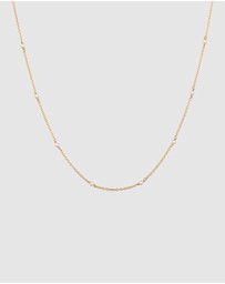 Elli Jewelry - Necklace Pearl Elegant Strand 925 Sterling Silver Gold-Plated