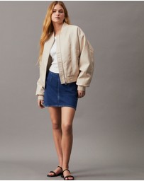 Calvin Klein Jeans - Denim A-line Mini Skirt