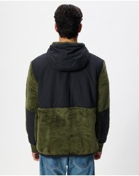 Polo Ralph Lauren - HiPile Half Zip Hybrid Jacket - ICONIC EXCLUSIVE