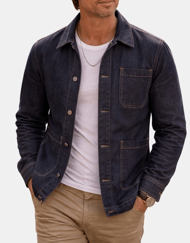 Henry Bucks - Beaucaire Dark Denim Jacket