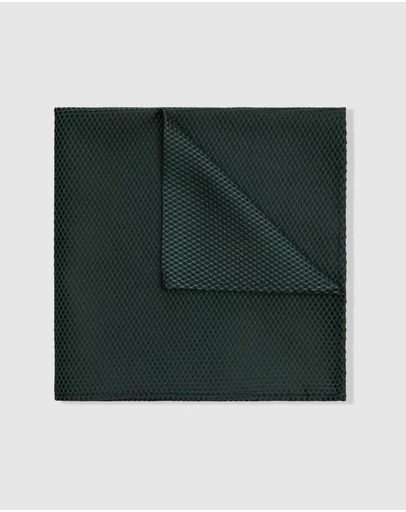Politix - Silk Textured Two-tone Pocket Square