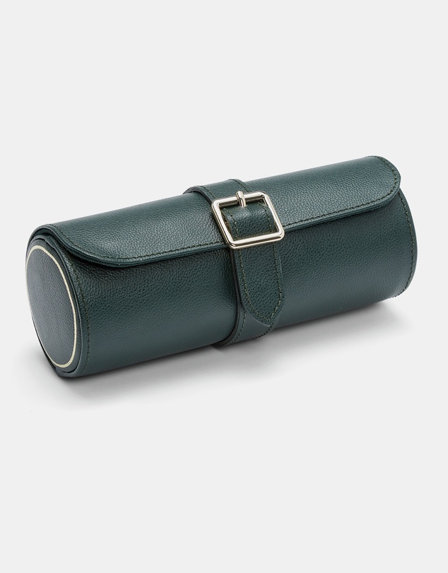 Wolf - Wolf British Racing Green Triple Watch Roll