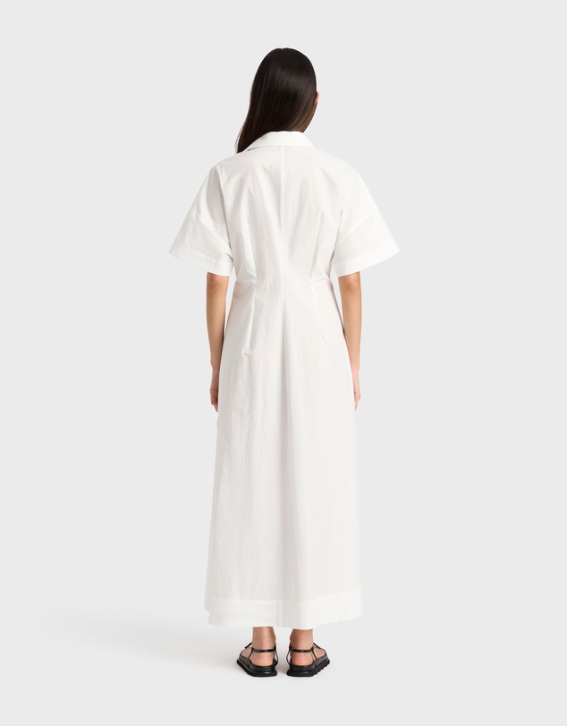 BONDI BORN - Kyoto Lace Front Shirt Dress