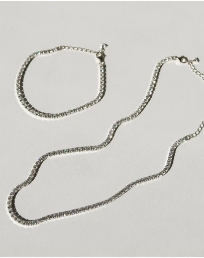 SAINT VALENTINE - The Aspen Tennis Set - Silver