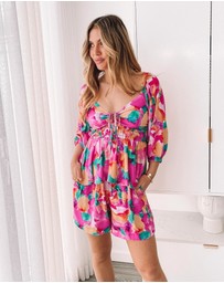 Esther & Co - Conell Shorts - Pink Fiesta