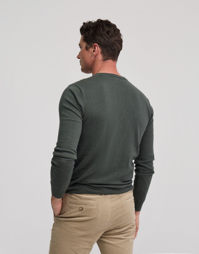 Oxford - Crew Neck Cotton Cashmere Knit
