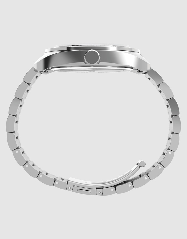 TIMEX - Weston 45mm Blue Dial Stainless Steel Bracelet Watch